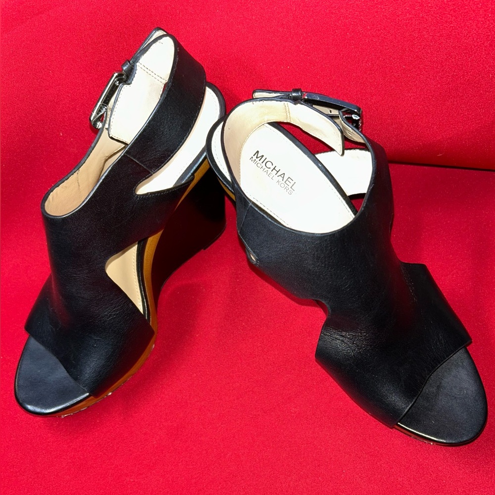 Michael Kors Wedge Sandals - Picture 6 of 10